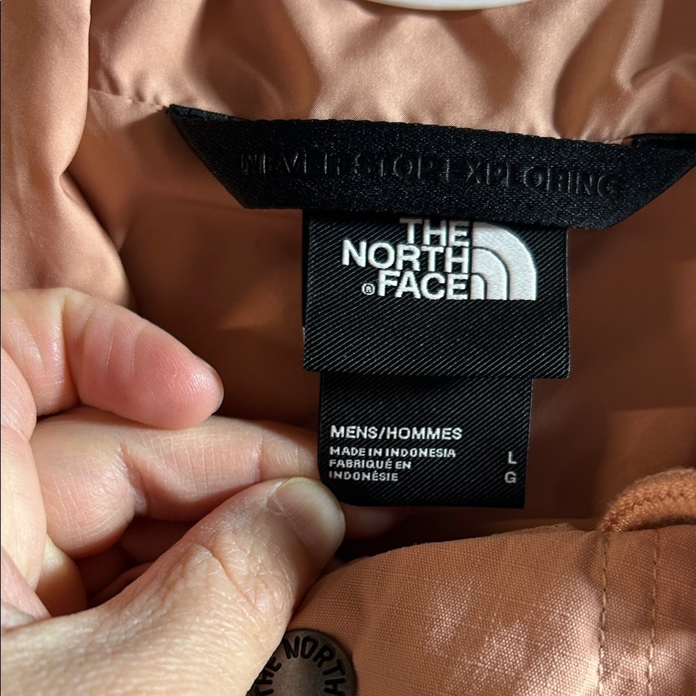 The North Face Men's salmon/peach color  Field Jacket - Picture 2 of 6